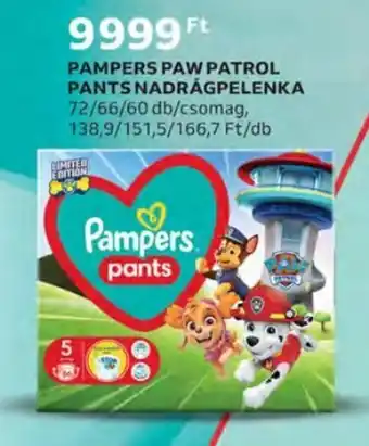 Pampers paw patrol pants nadrágpelenka 60 - 72 db