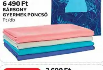 Auchan āctuel barsony gyermek poncsó 1 db ajánlat
