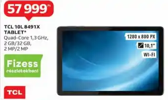 Auchan Tcl 10l 8491x tablet 1 db ajánlat