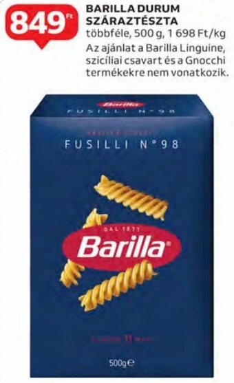 Auchan Barilla durum száraztészta 500 g ajánlat