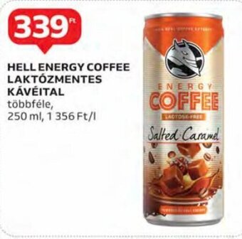 Auchan Hell energy coffee laktózmentes kávéital 250 ml ajánlat