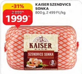 Auchan Kaiser szendvics sonka 800 g ajánlat