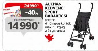 Auchan Auchan kedvenc sport-babakocsi 1 db ajánlat