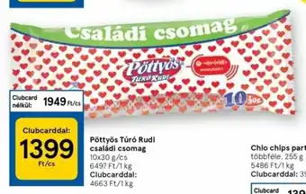 Tesco Pöttyös túró rudi családi csomag 10 x 30 g ajánlat