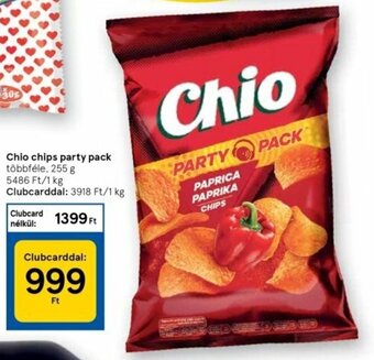 Tesco Chio chips party pack 255 g ajánlat