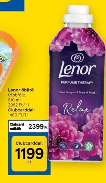 Tesco Lenor öblítő 810 ml ajánlat