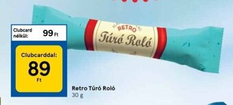 Tesco Retro túró roló 30 g ajánlat