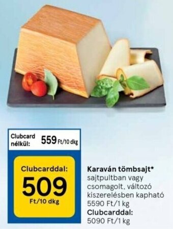 Karaván tömbsajt 10 dkg