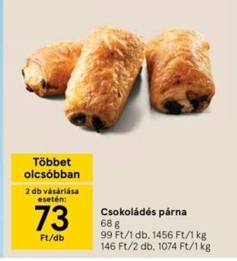 Tesco Csokoládés párna 68 g ajánlat
