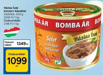 Tesco Házias Ízek konzerv készétel 500 g ajánlat