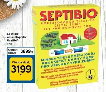 Tesco Septibio emésztőgödör tisztító 1 kg ajánlat