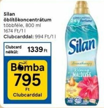 Tesco Silan öblítőkoncentrátum 800 ml ajánlat