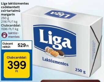 Liga Laktózmentes csökkentett zsírtartalmú margarin 250 g