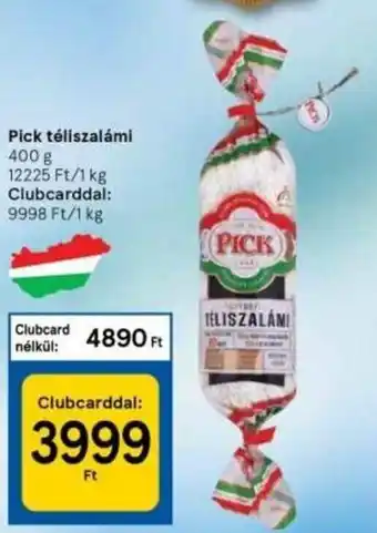 Tesco Pick Téliszalámi 400 g ajánlat