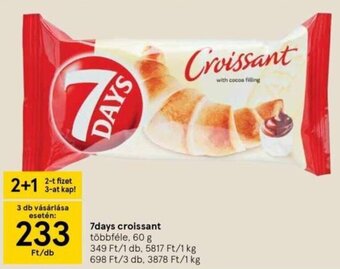 Tesco 7days Croissant 60 g ajánlat