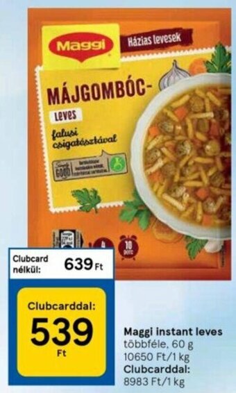 Tesco Maggi Instant leves 60 g ajánlat