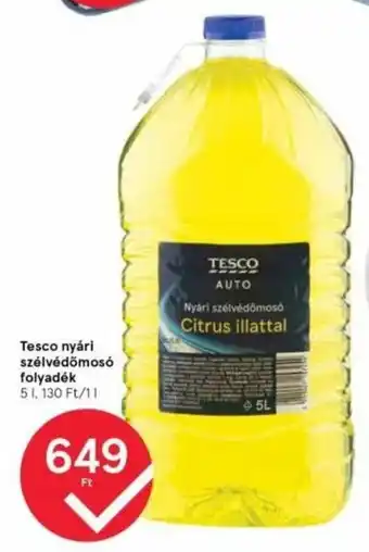 Tesco Tesco Nyári szélvédőmosó folyadék 5 l ajánlat