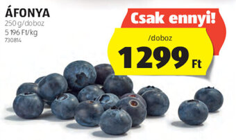 ALDI Áfonya 250 g ajánlat
