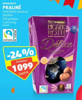 ALDI Moser Roth Praliné 200 g ajánlat