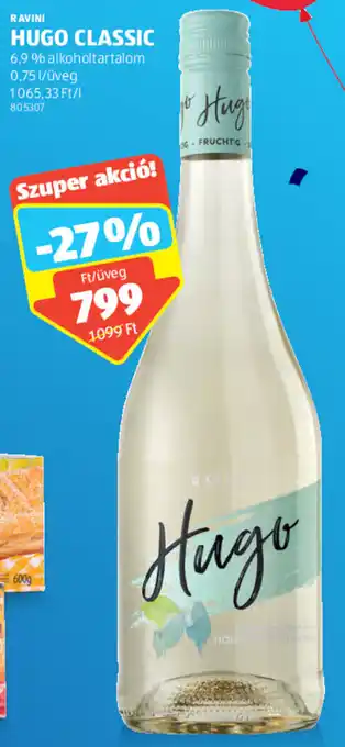 Ravini Hugo classic 0,75 l