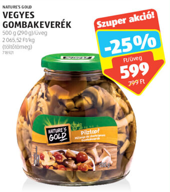 ALDI Nature's Gold Vegyes gombakeverék 500 g ajánlat
