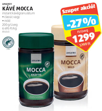 ALDI Amaroy Kávé mocca 200 g ajánlat