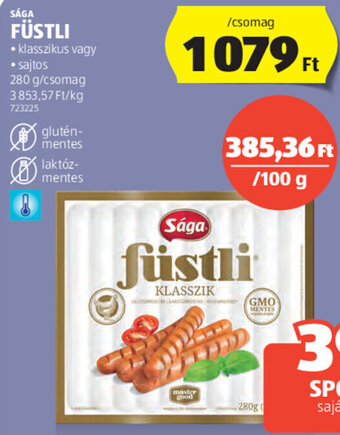 Sága Füstli 280 g
