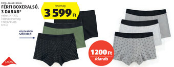 ALDI Royal Class Casual Férfi boxeralsó 3 db ajánlat