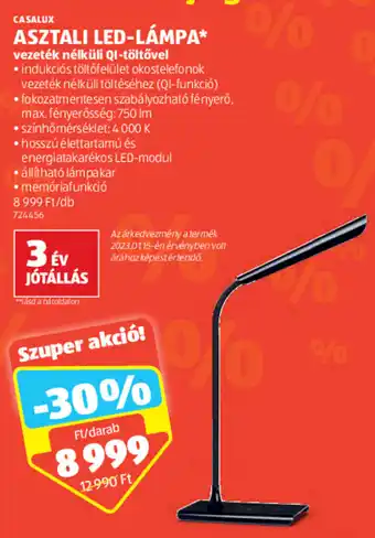 Casalux Asztali led-lámpa 1 db