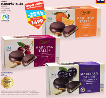 ALDI Choceur Marcipántallér 300 g ajánlat