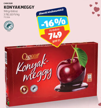 ALDI Choceur Konyakmeggy 198 g ajánlat