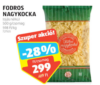 ALDI Fodros nagykocka 500 g ajánlat