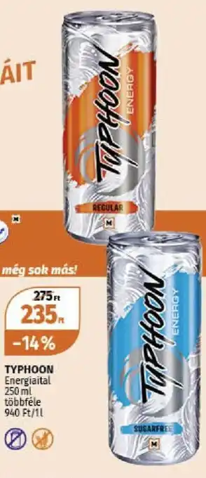 Typhoon energiaital 250 ml