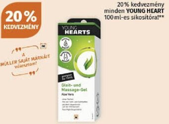 minden Young Heart 100 ml-es sikosítóra