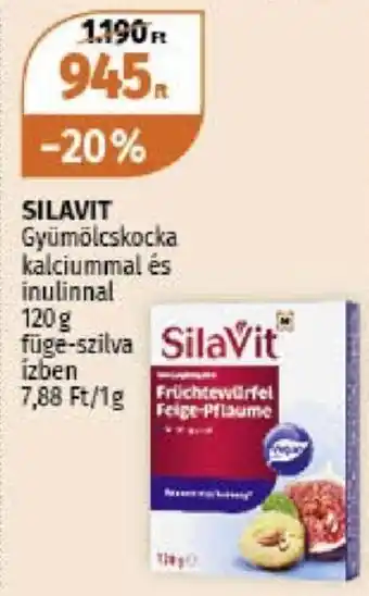 Müller Silavit Gyümölcskocka kalciummal és inulinnal 120 g ajánlat