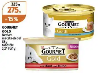 Müller Gourmet Gold Nedves macskaeledel 85 g ajánlat