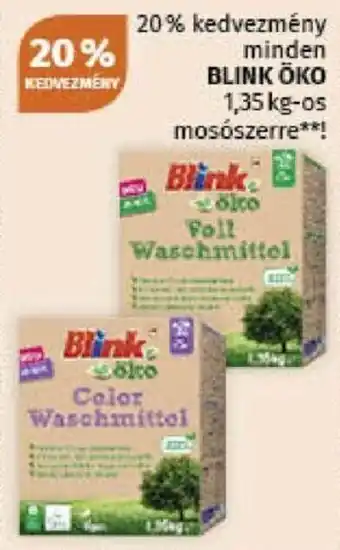 minden Blink Öko 1,35 kg-os mosószerre