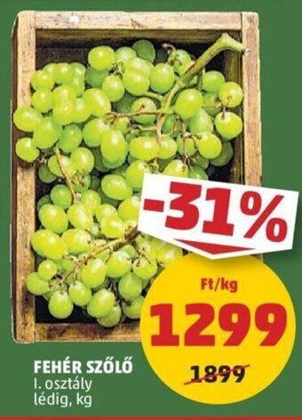 PENNY Fehér szőlő 1 kg ajánlat