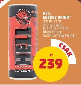PENNY Hell Energy drink 0,25 l ajánlat