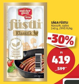 PENNY Sága Füstli 140 g ajánlat