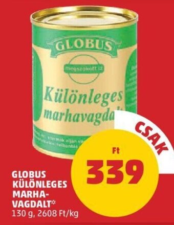 PENNY Globus Különleges marhavagdalt 130 g ajánlat