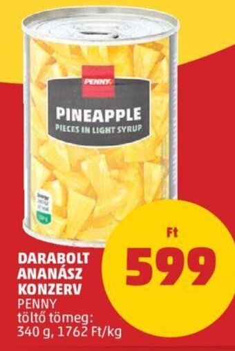 PENNY Penny Darabolt ananász konzerv 340 g ajánlat