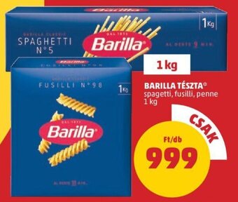 PENNY Barilla Tészta 1 kg ajánlat