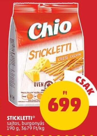 PENNY Chio Stickletti 190 g ajánlat