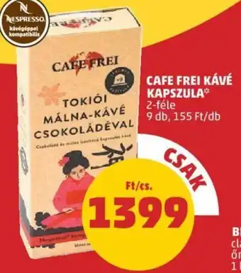 PENNY Cafe Frei Kávé kapszula 9 db ajánlat