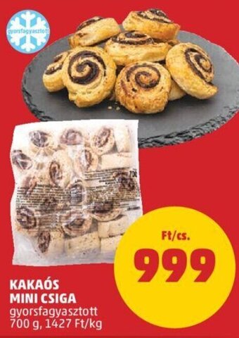 PENNY Kakaós mini csiga 700 g ajánlat
