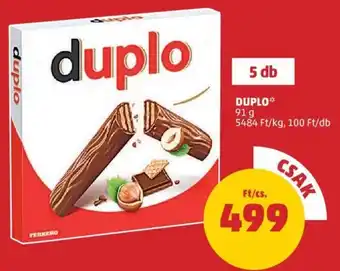 PENNY Ferrero Duplo 91 g ajánlat