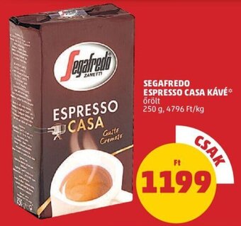 PENNY Segafredo Espresso casa kávé 250 g ajánlat