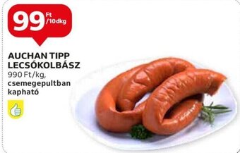 Auchan Auchan Tipp lecsókolbász 10 dkg ajánlat