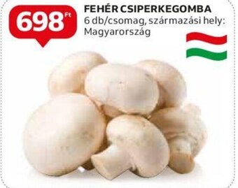 Auchan Fehér csiperkegomba 6 db ajánlat